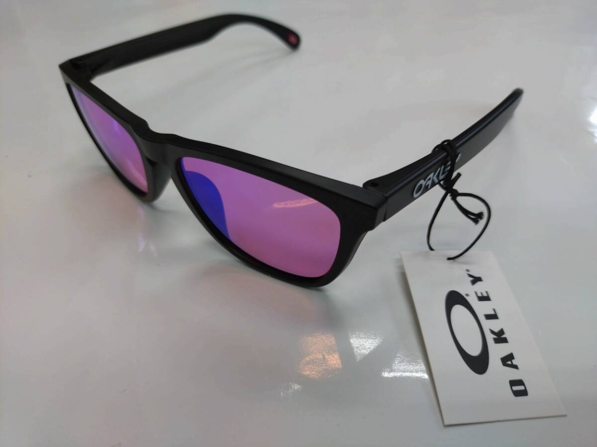 * не использовался * Oacley *OAKLEY*FROGSKINS(A)* лягушка s gold *9245E4* стандартный товар *PRIZM GOLF[p ритм ]* Asian Fit *