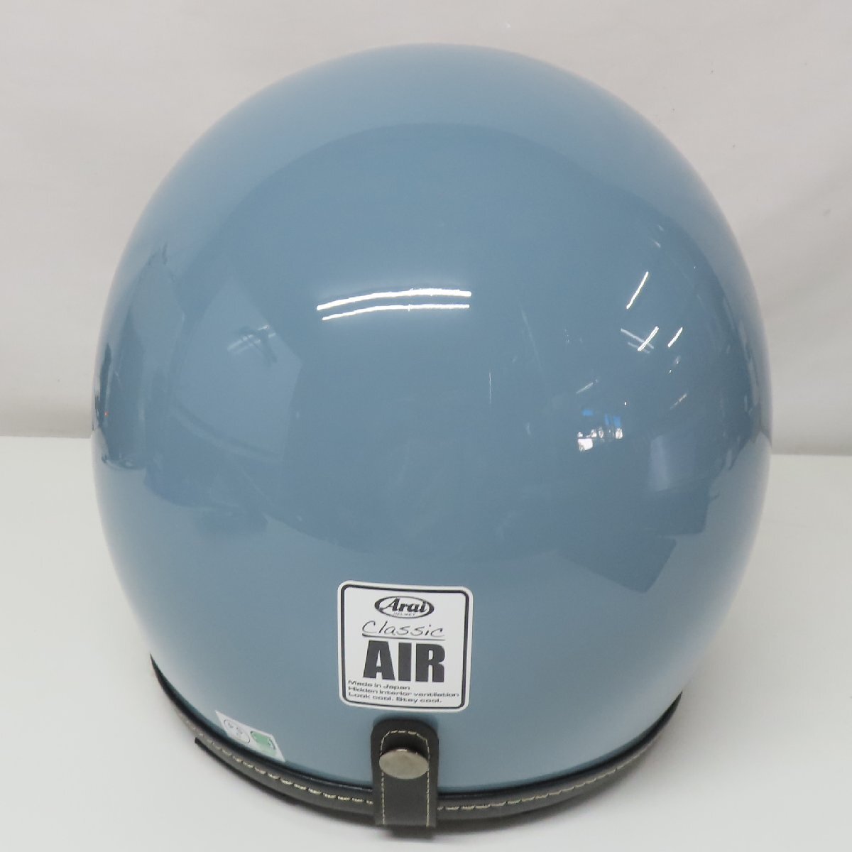 【美品】Arai アライ Classic Air クラシックエアー ジェットヘルメット XLサイズ アイスブルー 人気 バイク 二輪 スクーター 原付_画像7