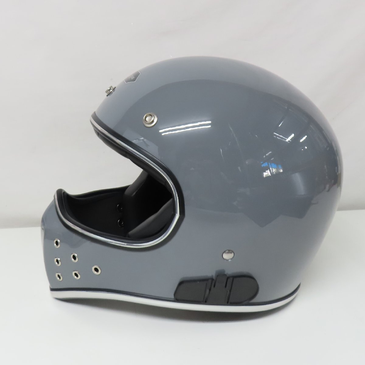 [ прекрасный товар ]HORIZON Horizon MX-H4 full-face шлем L размер серый мотоцикл 2 колесо мотоцикл touring популярный 