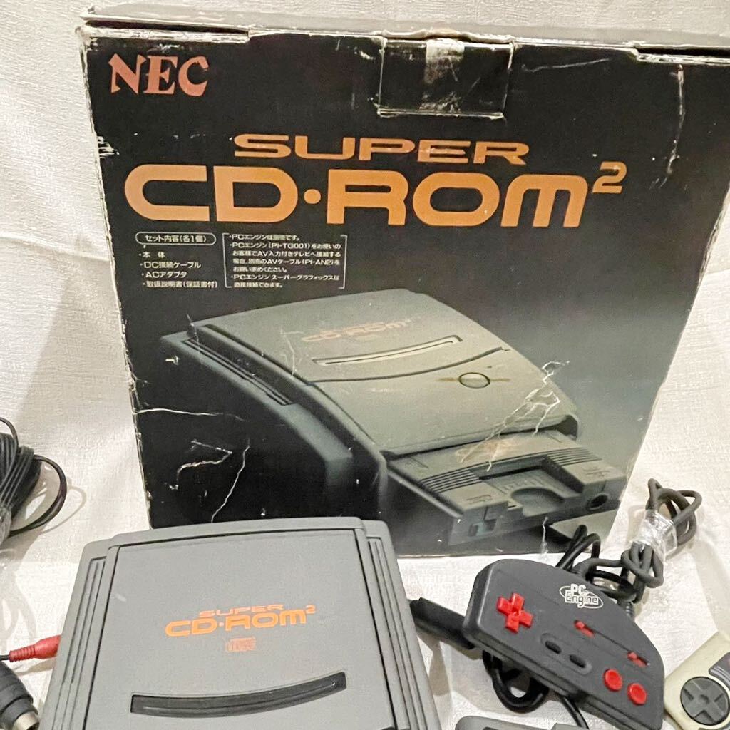 NEC PCエンジン Super CD-ROM2 ジャンク PCEngine レトロゲーム 互換機 POLYMEGA スーパーCDロムロム_画像4