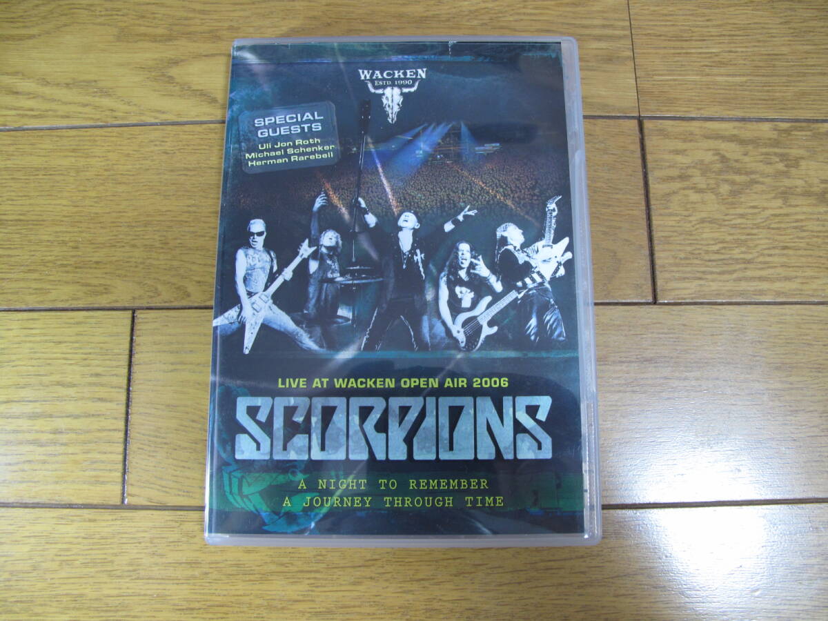 Scorpion zSCORPIONS DVD domestic record LIVE AT WACKEN OPEN AIR 2006 live * at *va ticket space-time . to cross . wonderful one night prompt decision 