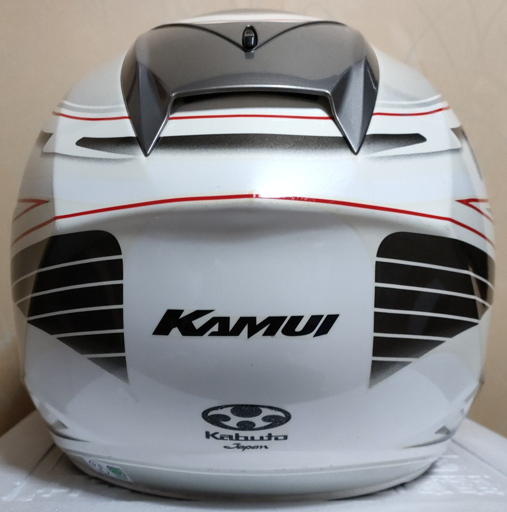 送料無料 訳あり品 OGK KABUTO KAMUI カムイ XLサイズ オージーケー バイク用 フルフェイス ヘルメット オートバイの画像8