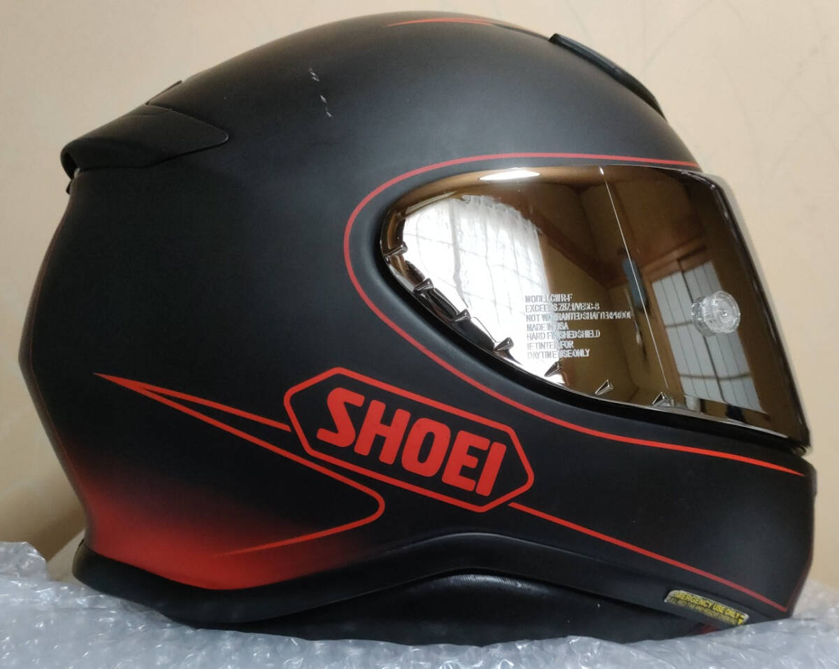 送料無料 新品シールド付き ショウエイ ゼットセブン フラッガー SHOEI Z-7 FLAGGER motorcycle helmet フルフェイスヘルメット バイク _画像6