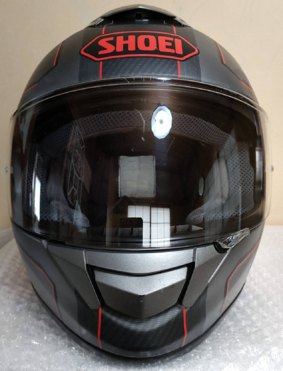 送料無料 新品ミラーシールド付き SHOEI GT-AIR PENDULUM XL フルフェイスヘルメット ショウエイ ジーティーエアー バイク オートバイ 中古_画像3