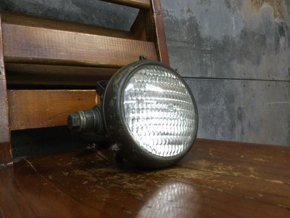  Vintage US ARMY spotlight searchlight military side valve(bulb) Knuckle bread Indian land . Jeep 