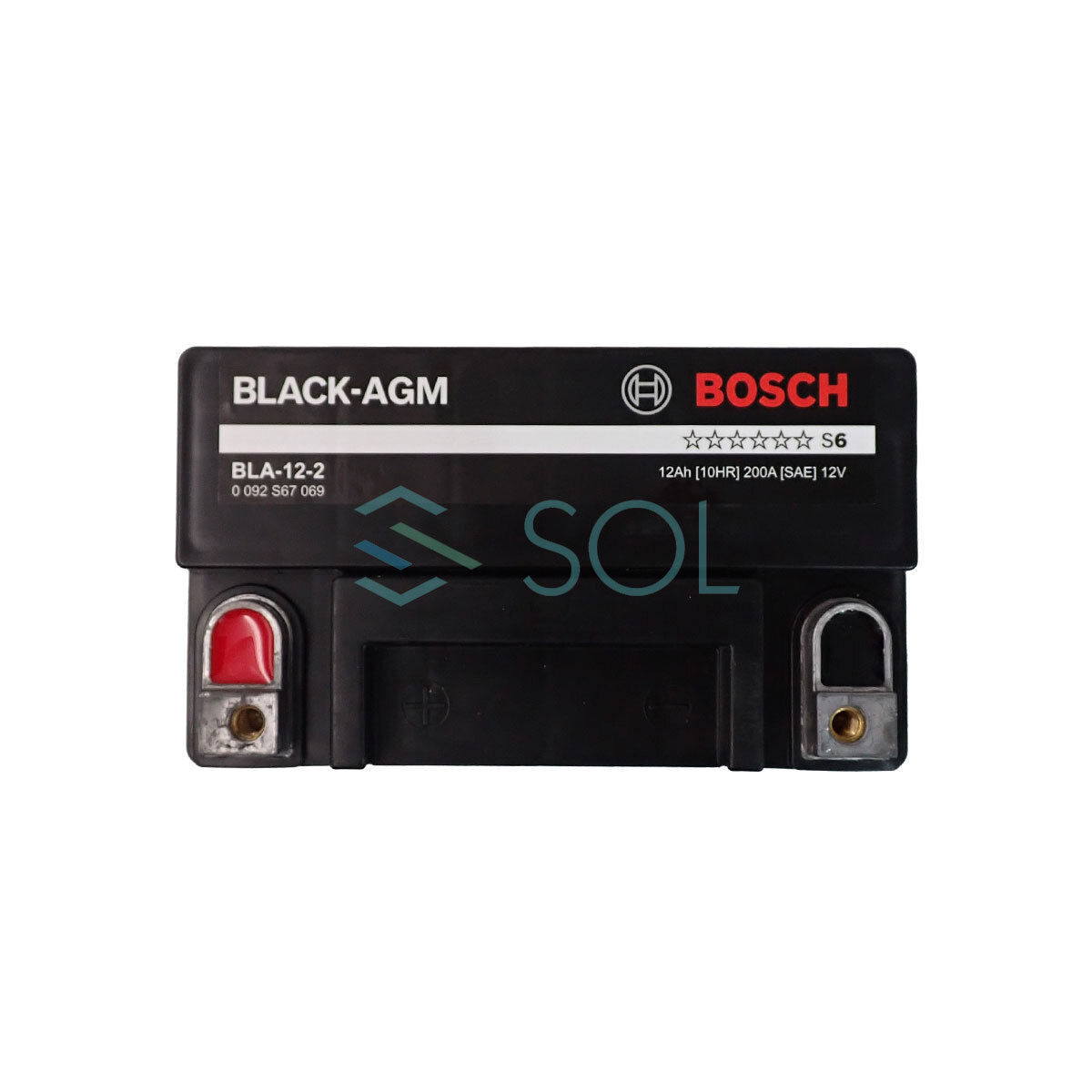 BOSCH ベンツ SLCクラス R172 SLC43 サブバッテリー 補機バッテリー AGM BLA-12-2 A0009829608_画像3