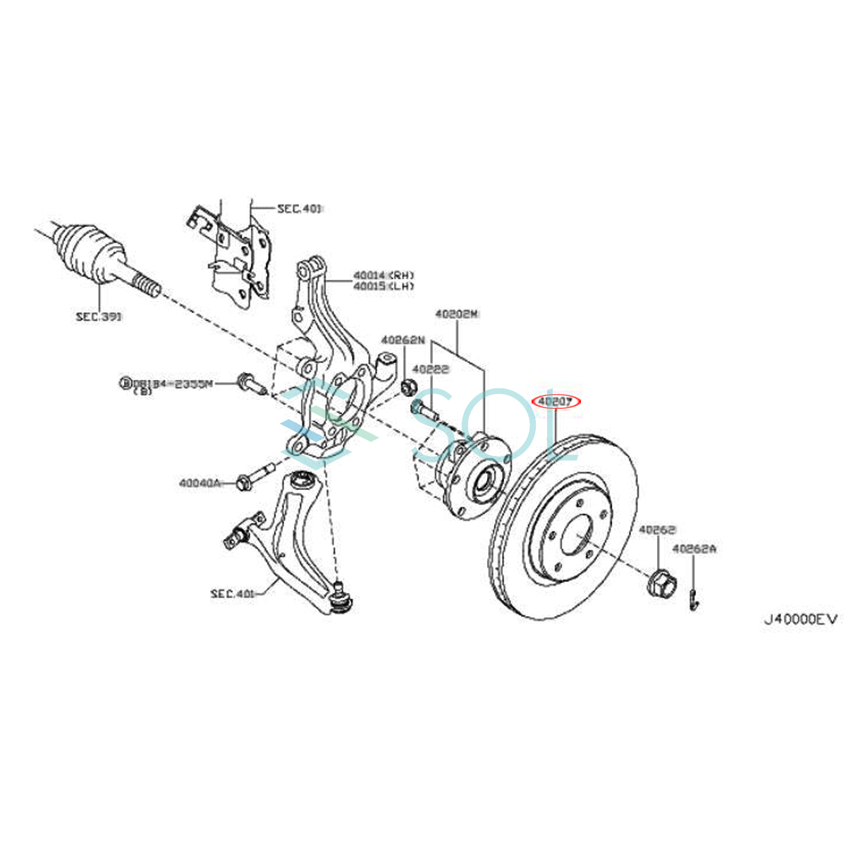 日産 デュアリス(KJ10 KNJ10) エクストレイル(T31 NT31 TNT31 DNT31) フロント ブレーキローター ブレーキディスク 左右セット 40206-JG00A_画像2