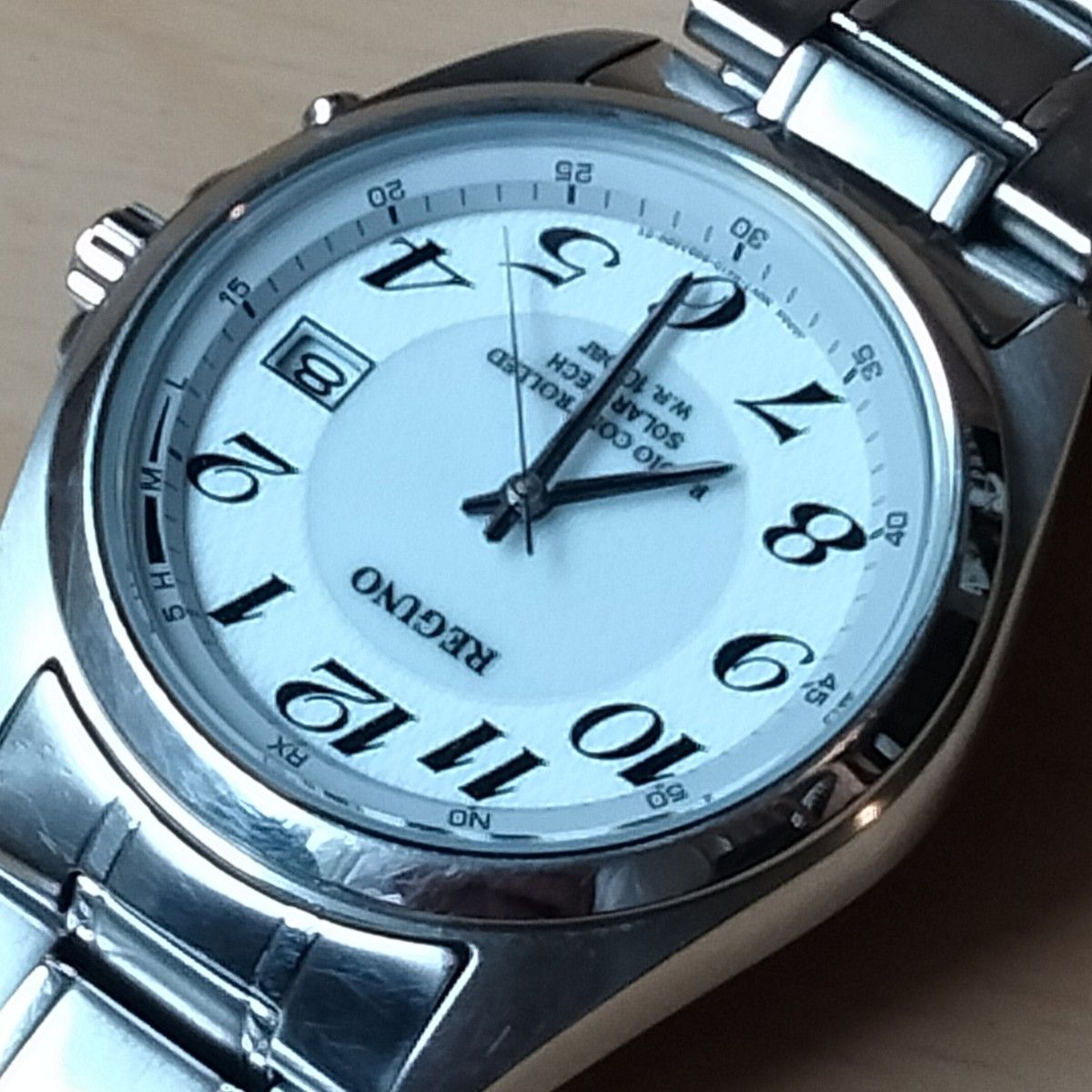 【稼働品】CITIZEN　Reguno  ソーラー電波時計 0508