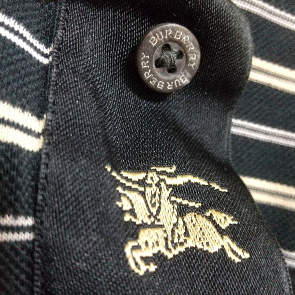 日本製 BURBERRY GOLF バーバリーゴルフ 半袖ポロシャツ S