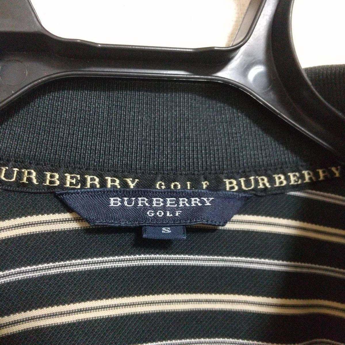 日本製 BURBERRY GOLF バーバリーゴルフ 半袖ポロシャツ S