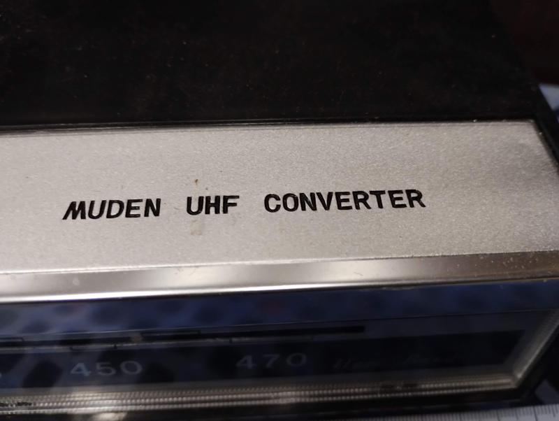 183 MUDEN UHF CONVERTER UHF コンバーターの画像3