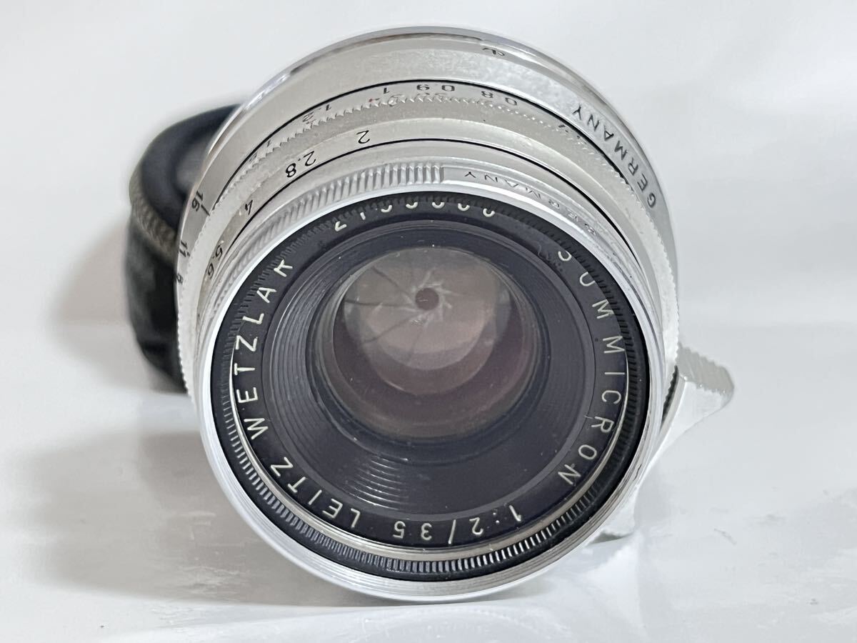 #10 Leica Leica Leitz Summicron 35mm F2 M39 mount Germany made lens 