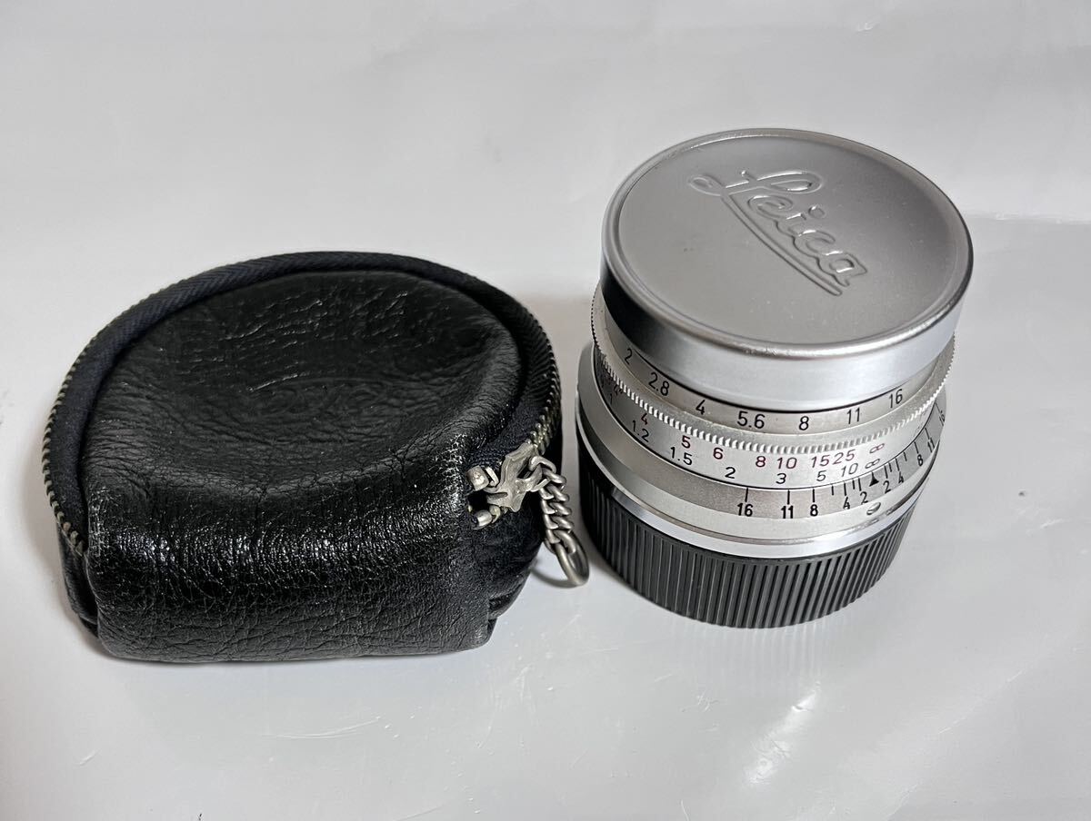 #10 Leica Leica Leitz Summicron 35mm F2 M39 mount Germany made lens 