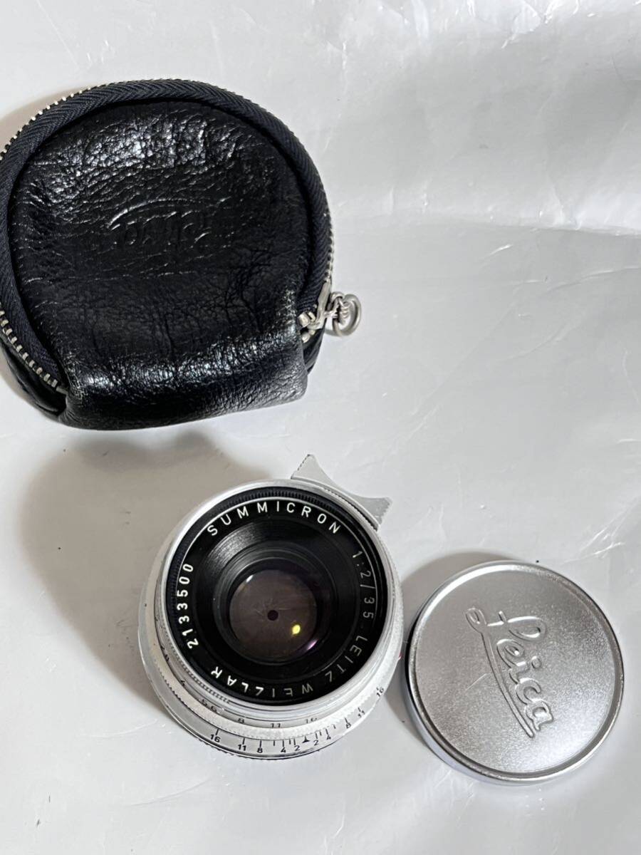 #10 Leica Leica Leitz Summicron 35mm F2 M39 mount Germany made lens 