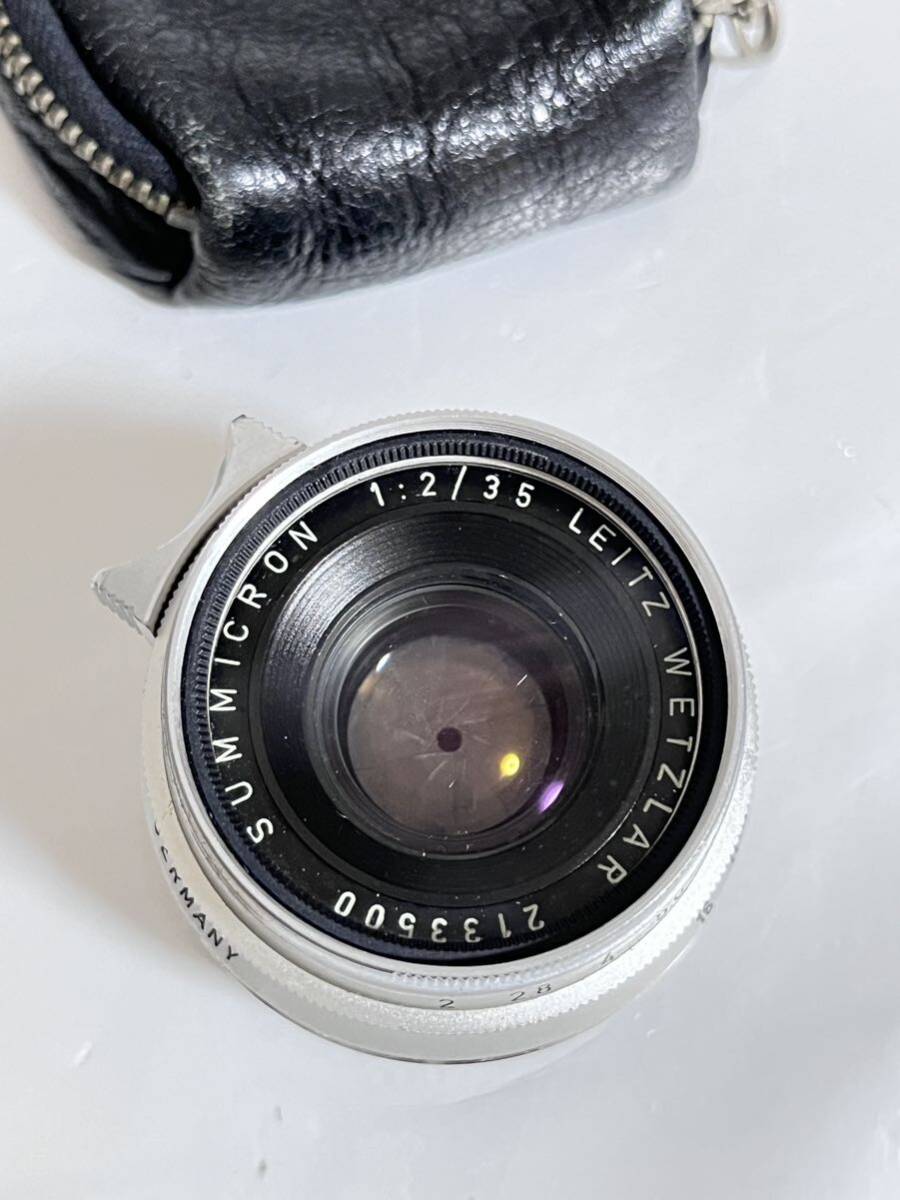 #10 Leica Leica Leitz Summicron 35mm F2 M39 mount Germany made lens 