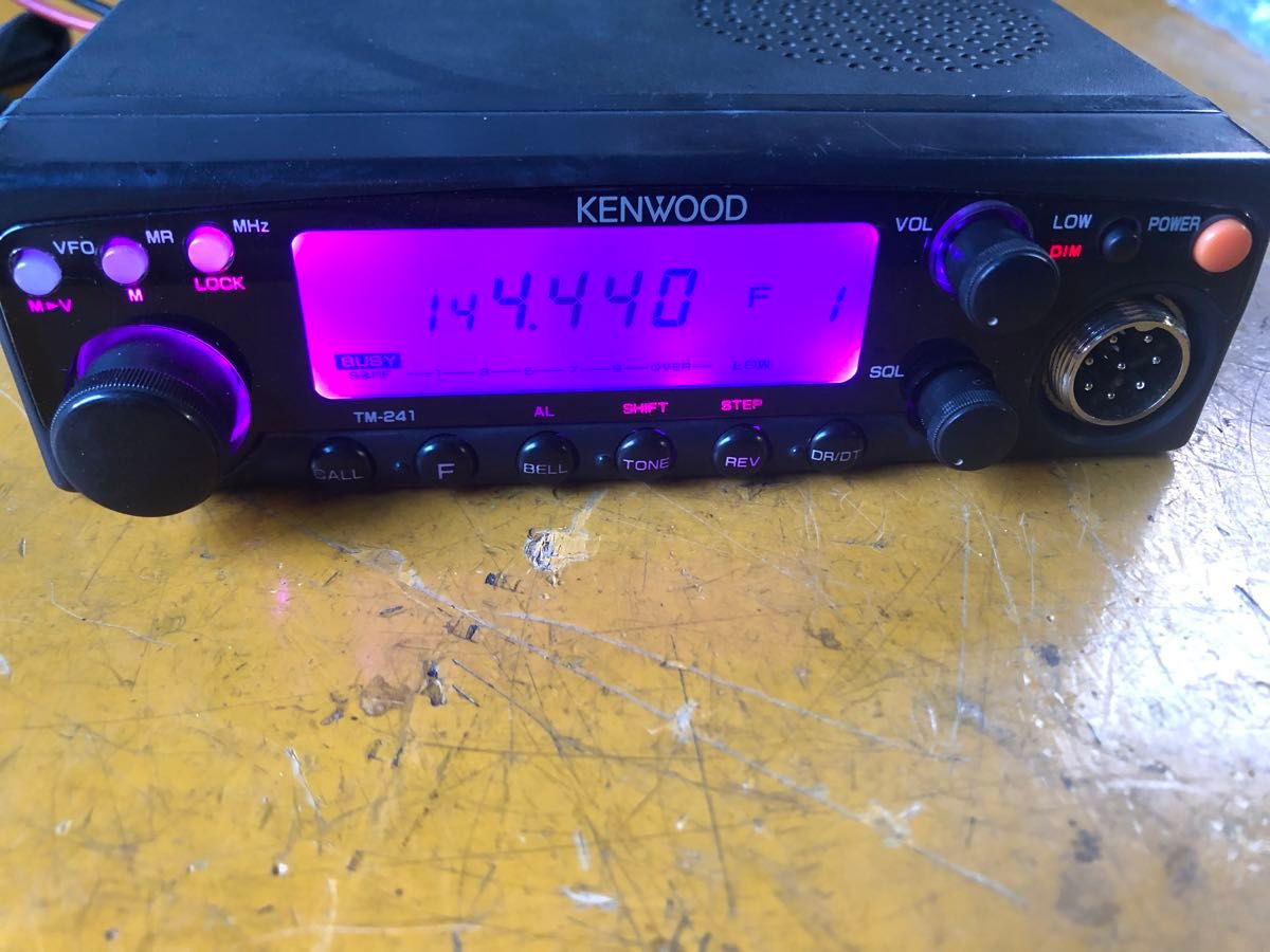 ケンウッド KENWOOD モービル無線 アマチュア無線 無線機 液晶LED TM-241