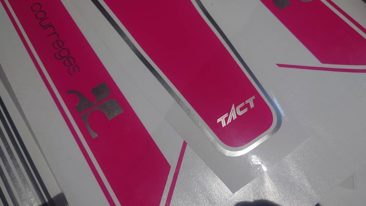 クレージュタクト 前期デカール ピンク×シルバー クレタク クレージュタクト 前期デカール ピンク×シルバー クレタク