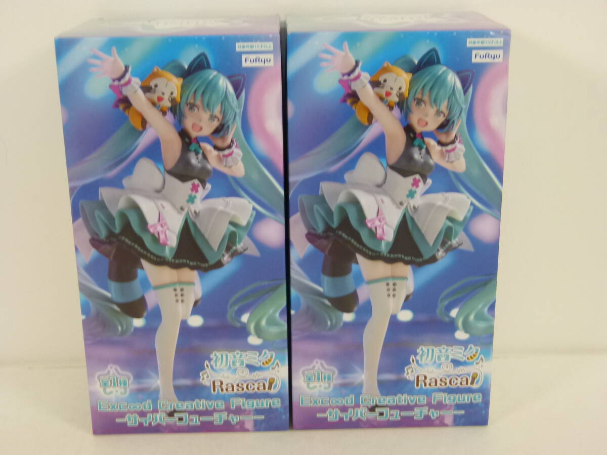 091/M534* unopened * figure * Hatsune Miku RascalExc-dCreativeFigure- Cyber Future -