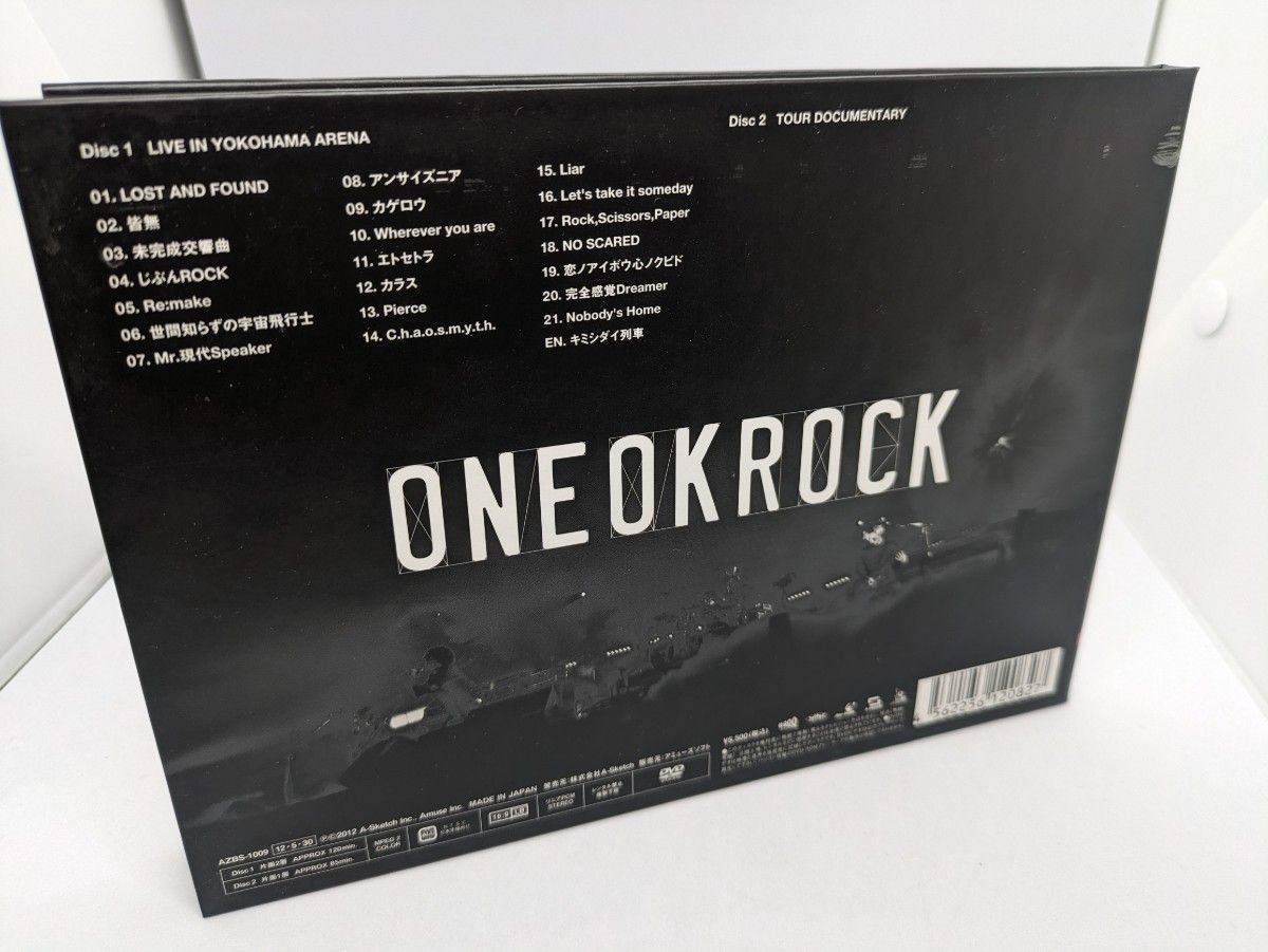 ONE OK ROCK　残響リファレンス　TOUR in YOKOHAMA ARENA　ステッカー付　ワンオクロック　DVD