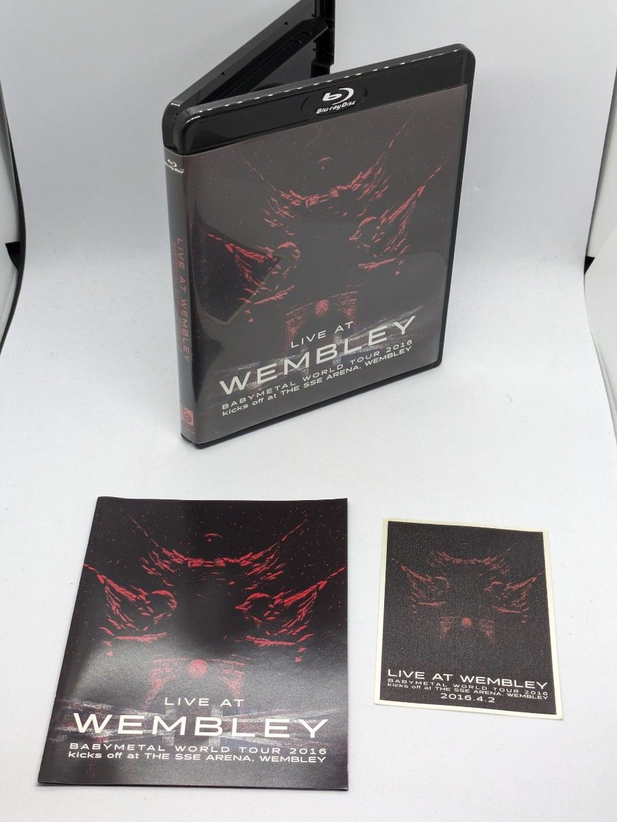 BABYMETAL　LIVE AT  WEMBLEY　Blu-ray　ベビーメタル