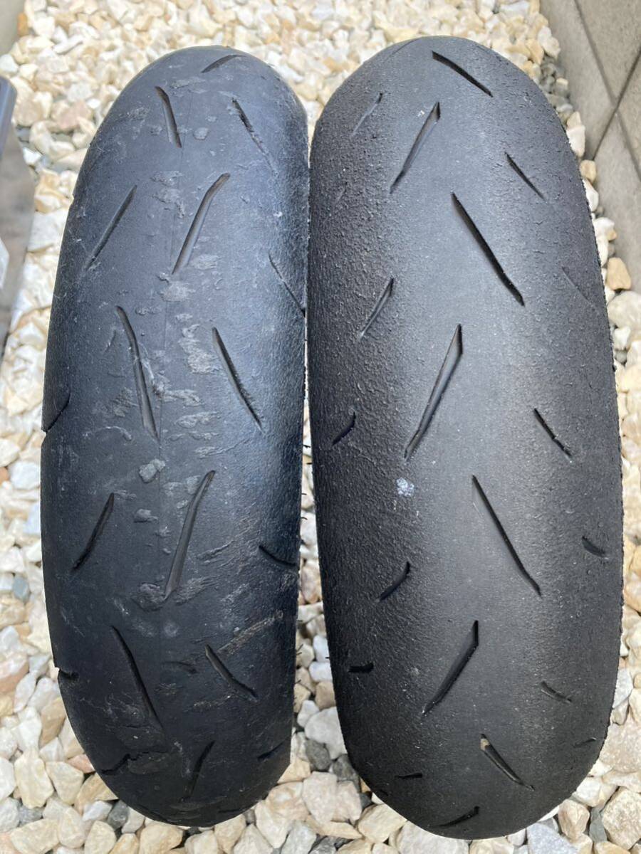 TT93GP PRO 100/90-12 120/80-12 bt601 nsr50 nsf100 グロム　エイプ　タイヤ前後セット_画像2