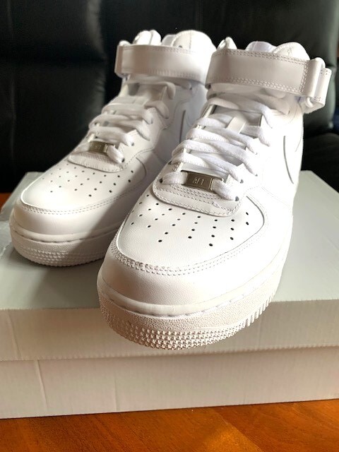 ★★★新品未使用！！NIKE　AIR　FORCE1　MID‘07　ALL　WHITE　27.0（９）★★★_画像1