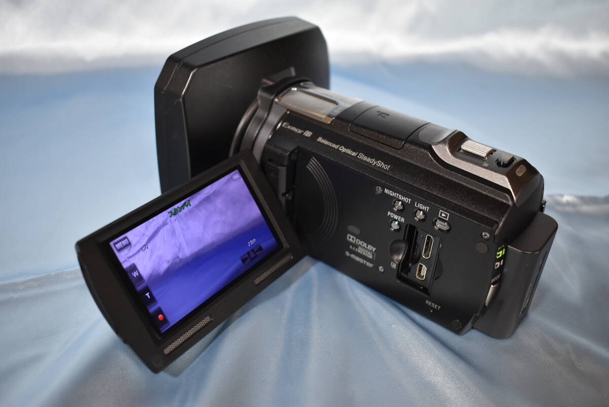 SONY（ソニー）デジタルHDビデオカメラレコーダー HDR-CX720V BATT NP-FV50 2本付き 専用キャリングケース付き（中古品）の画像8
