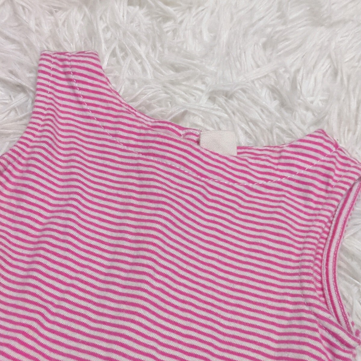 【送料無料】babygap ベビーギャップ ノースリーブ ワンピース 80cm ピンク ベビー 子供服の画像3