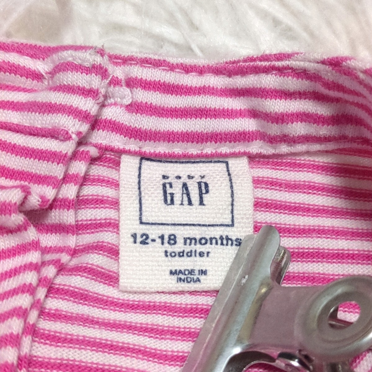 【送料無料】babygap ベビーギャップ ノースリーブ ワンピース 80cm ピンク ベビー 子供服の画像5