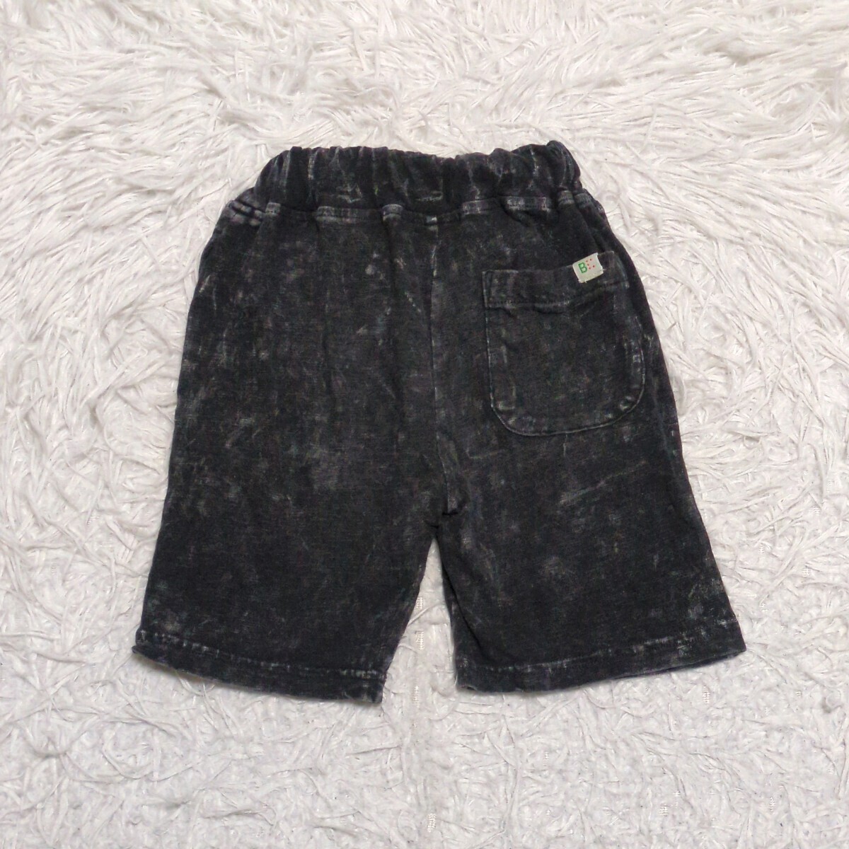 [ бесплатная доставка ]BEAMS mini Beams Mini шорты укороченные брюки 90cm талия резина ребенок одежда 