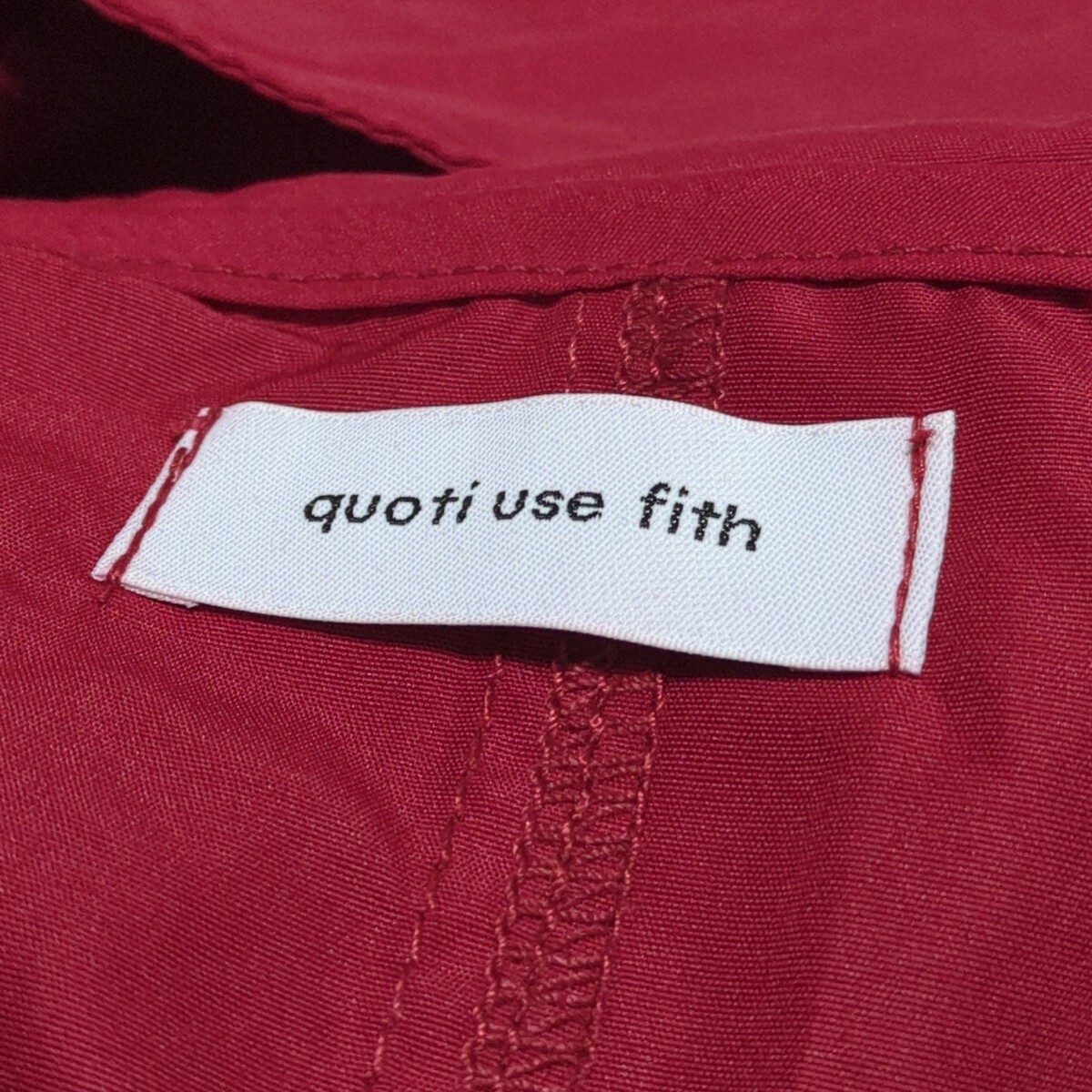 【送料無料】quotiusefith　フィス　マウンテンパーカー　羽織り　100cm　赤　キッズ　子供服_画像5