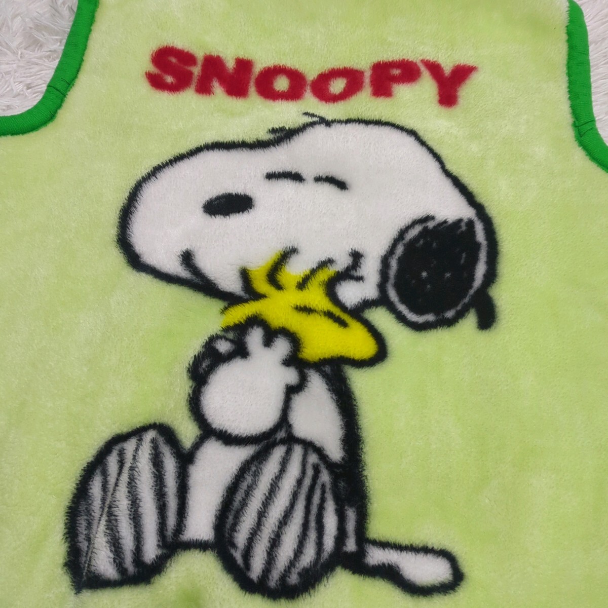【送料無料】SNOOPY　スヌーピー　スリーパー　毛布　100－120㎝　キッズ　寝具_画像3