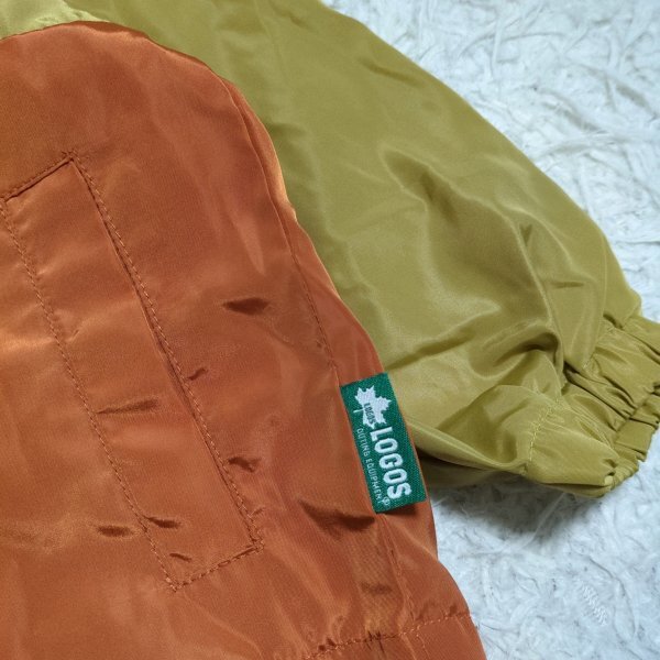 【送料無料】LOGOS ロゴス ウィンドブレーカー ナイロンジャケット 95㎝ 刺繍ロゴ フード取り外し可 キッズ 子供服の画像5