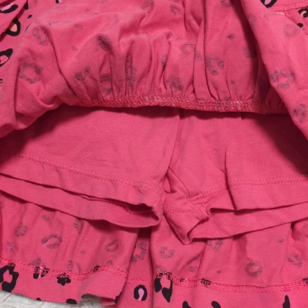 【送料無料】BEAT　スカート　8years　130㎝ぐらい　ヒョウ柄　ウエストゴム　ピンク　女の子　キッズ　子供服_画像4