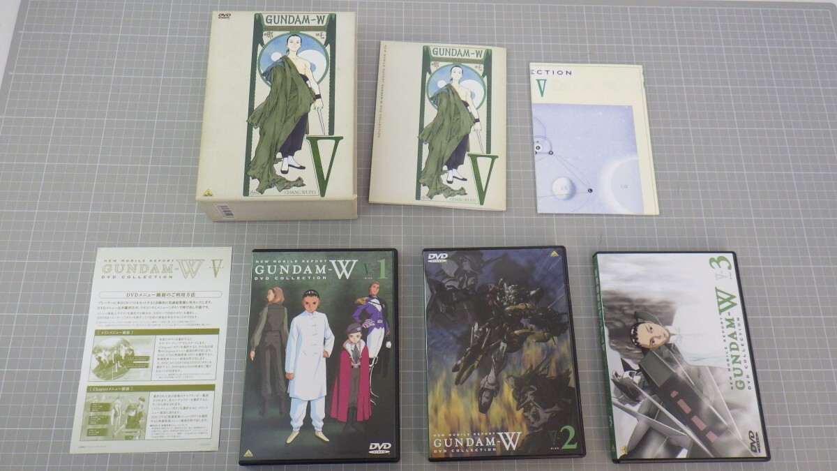 新機動戦記ガンダムW DVD COLLECTION Ⅰ-Ⅴ DVD-BOX 5点/全15巻セット/GUNDAM-W コレクションボックス　80_画像8