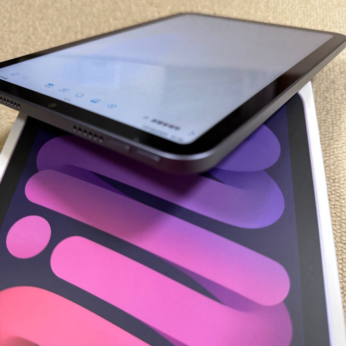 iPad mini 第6世代 Wi-Fiモデル 256GB Purple MK7X3J/A Apple の画像8