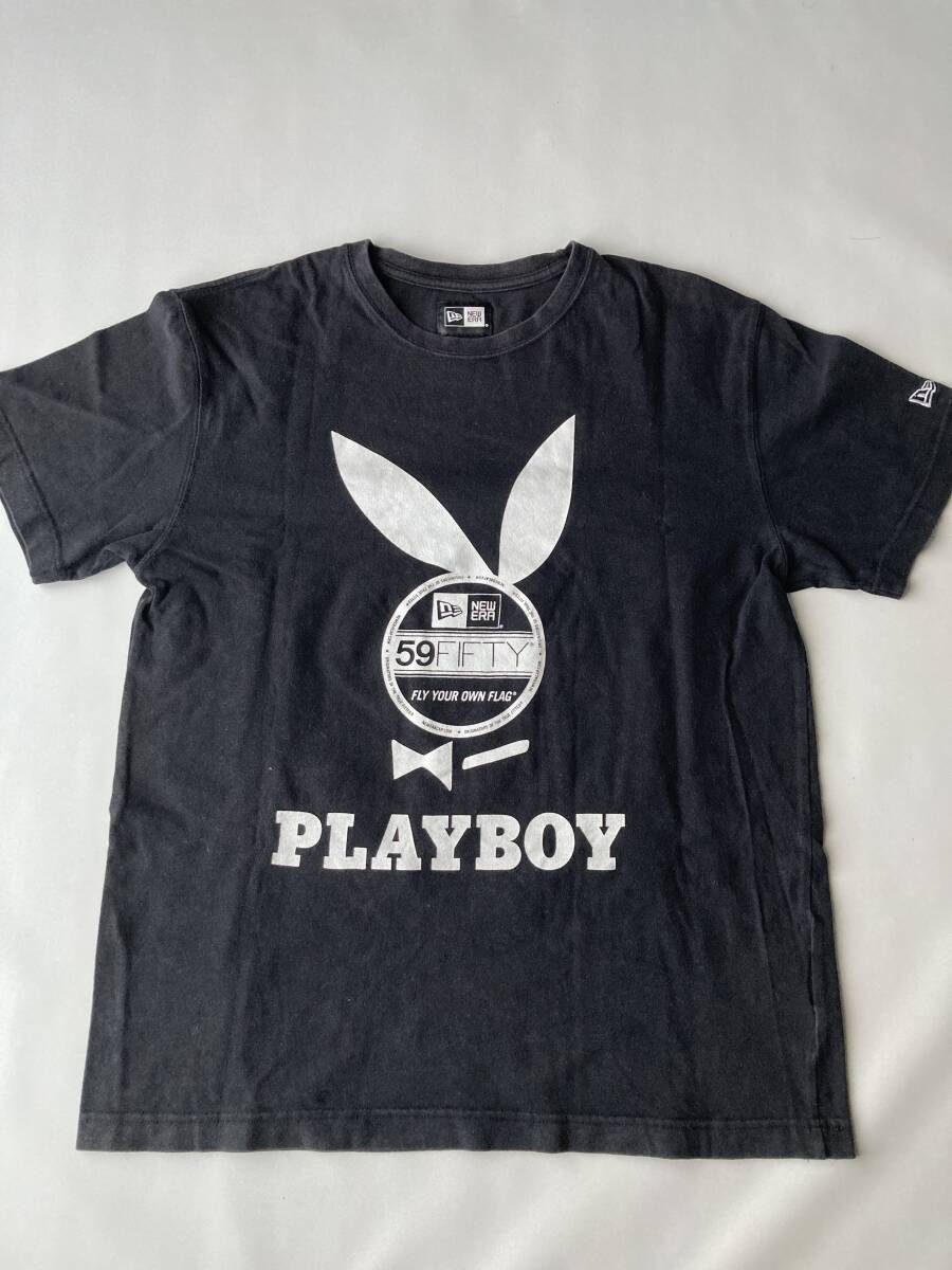 NEWERA×PLAYBOY ニューエラ×プレイボーイ　Tシャツ　黒　L_画像1