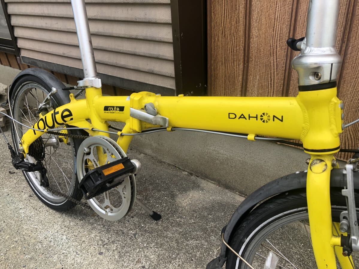 DAHON ROUTE 20インチ　折り畳み自転車 ダホン 7段変速_画像2