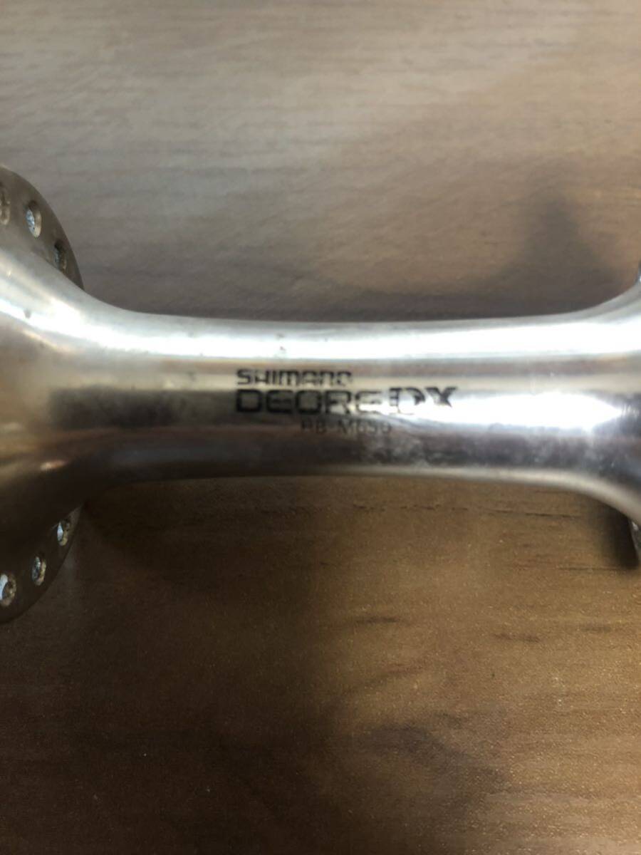 SHIMANO DEORE DX HB-M650 フロントハブ　32H_画像2