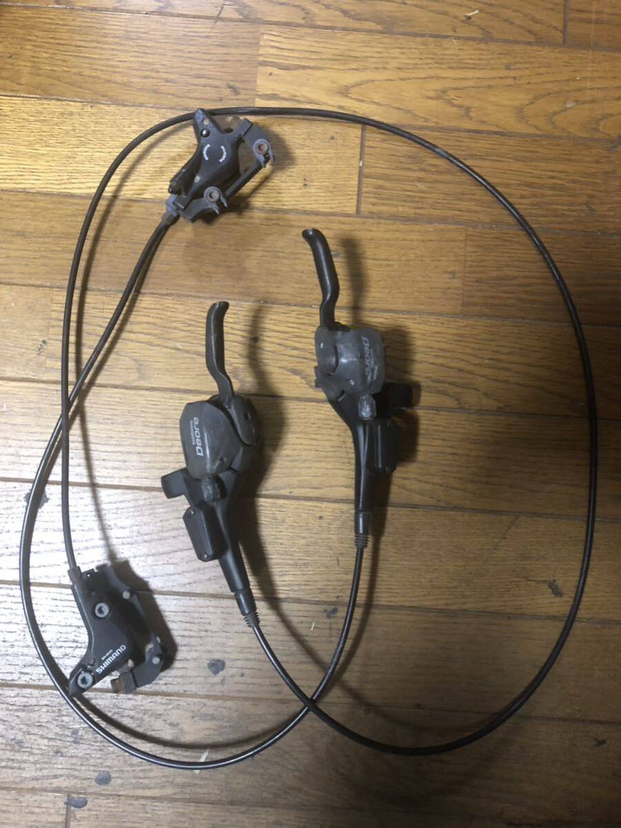 SHIMANO DEORE ST-M535 BR-M535 油圧ディスクブレーキ デュアルコントロールレバー