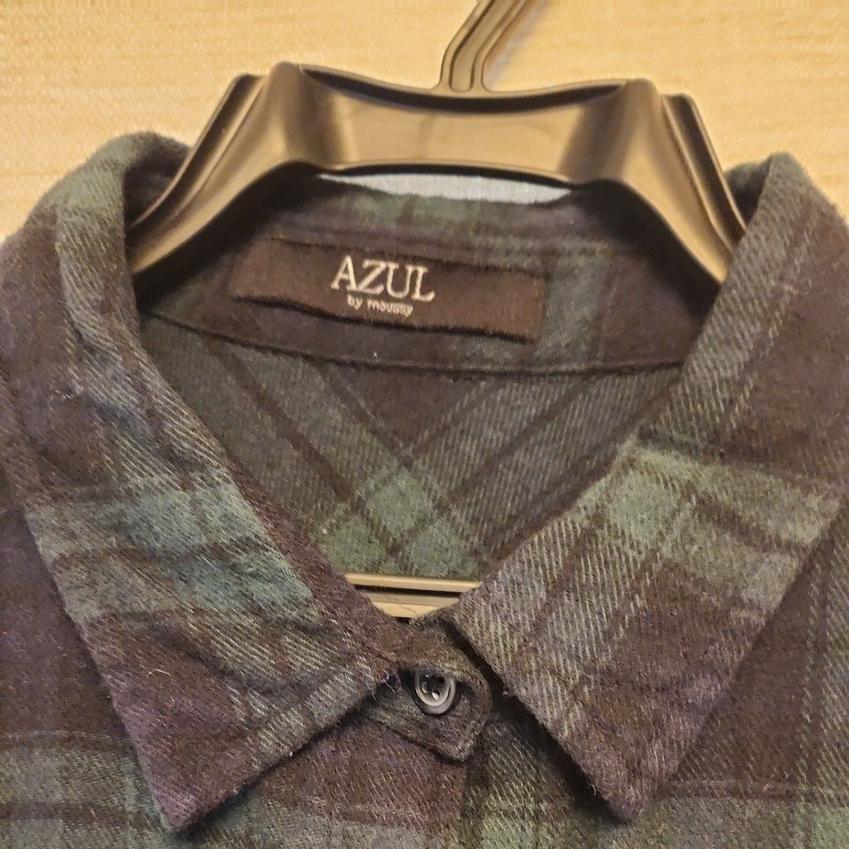 AZUL by moussy　コットンシャツ