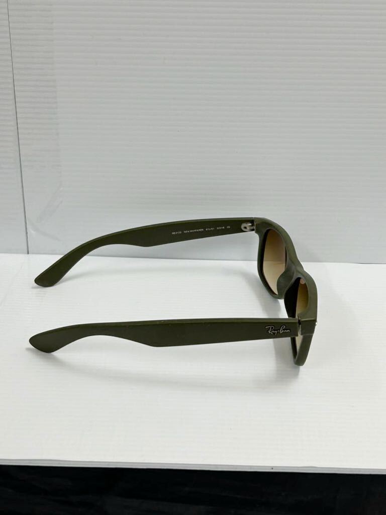 Ray-Ban NEW WAYFARER レイバン ニュー ウェイファーラー RB2132 812/51 サングラス レンズ美品 ケース付き 難ありの画像4