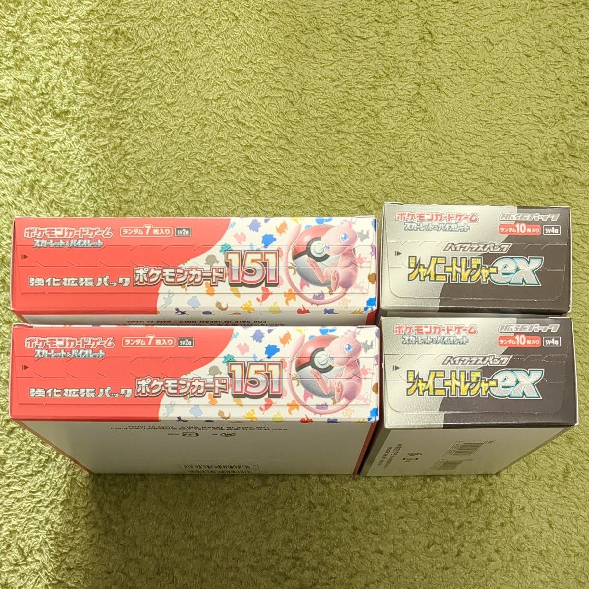 ポケモンカード 151 シャイニートレジャーex 4BOX