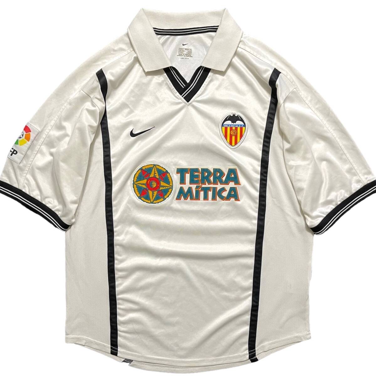 NIKE ナイキ 正規品00-01 UEFA チャンピオンズリーグ Valencia CFバレンシアCF ユニフォーム #11 メンズ Mサイズの画像1