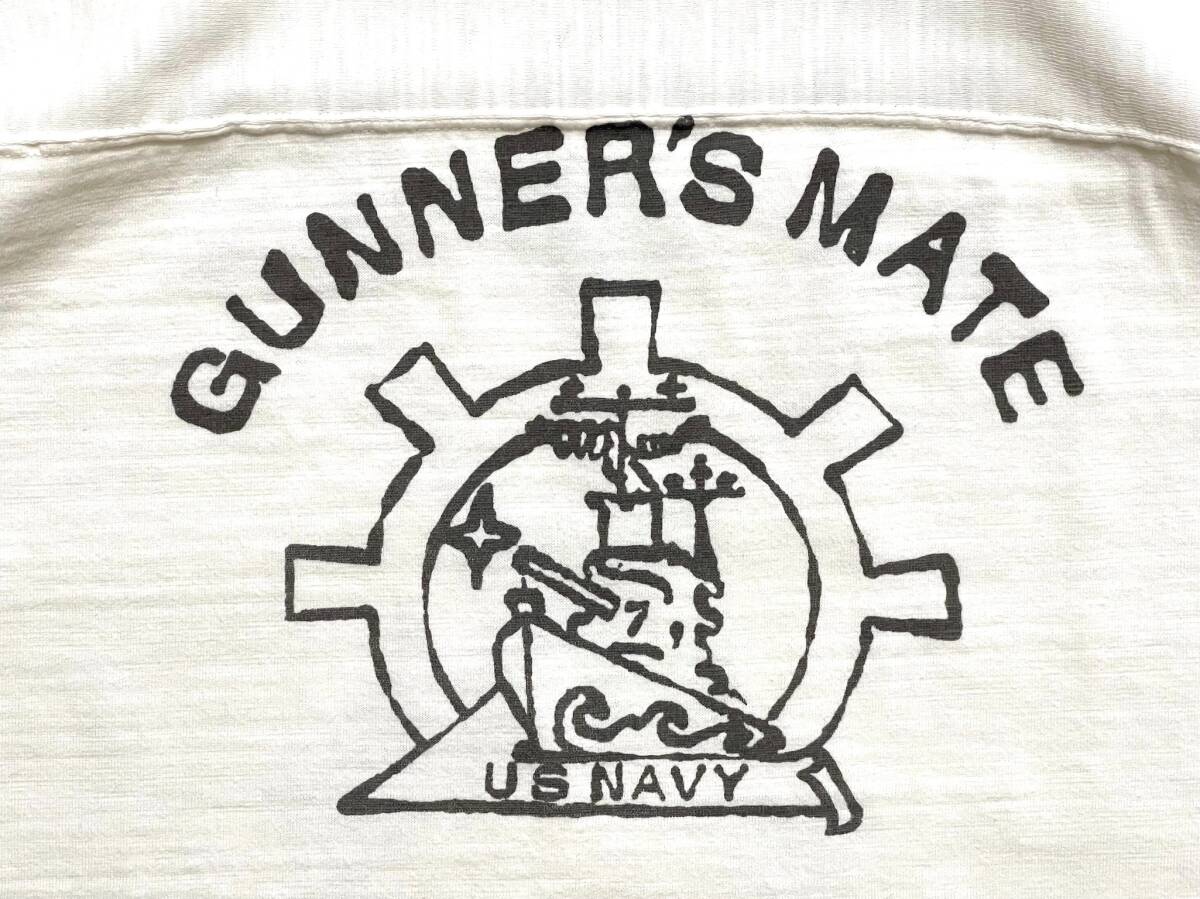 フェローズ Pherrow's GUNNER'S MATE US NAVY/USN GM 両面プリント フットボールTシャツ XL_画像2