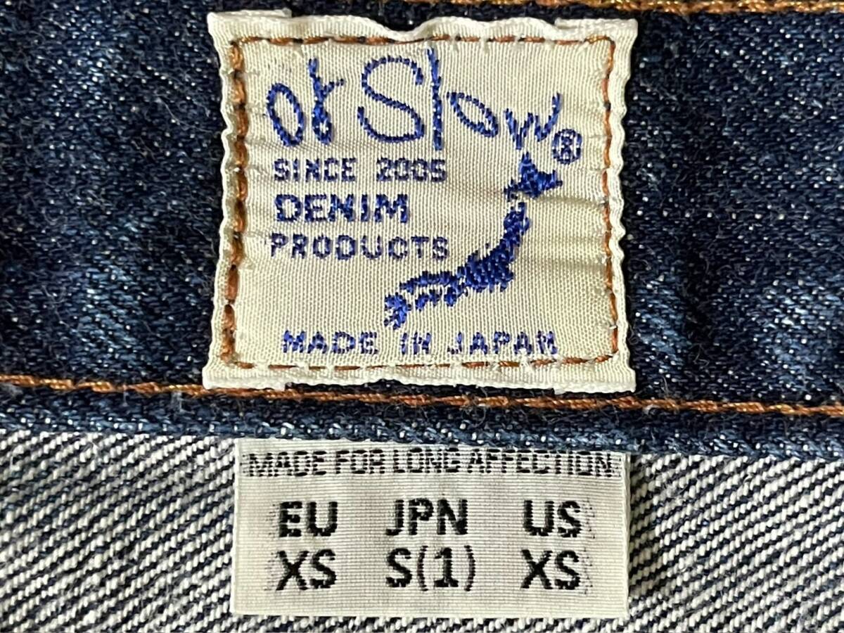 オアスロウ orSlow 濃紺 RIGID ダッズデニム DAD'S DENIM 101 デニムパンツ ジーンズ ジーパン JPN S(1) インディゴ_画像8