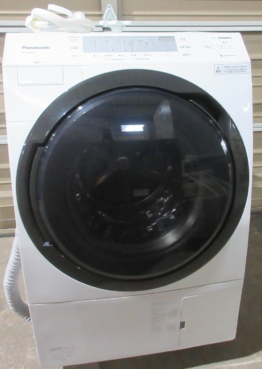 5269 激安中古！20年製 Panasonic ななめドラム洗濯乾燥機 10kg 左開き ドラム式洗濯機 泡洗浄 パワフル滝 ヒートポンプ乾燥 NA-VX300AL_画像2