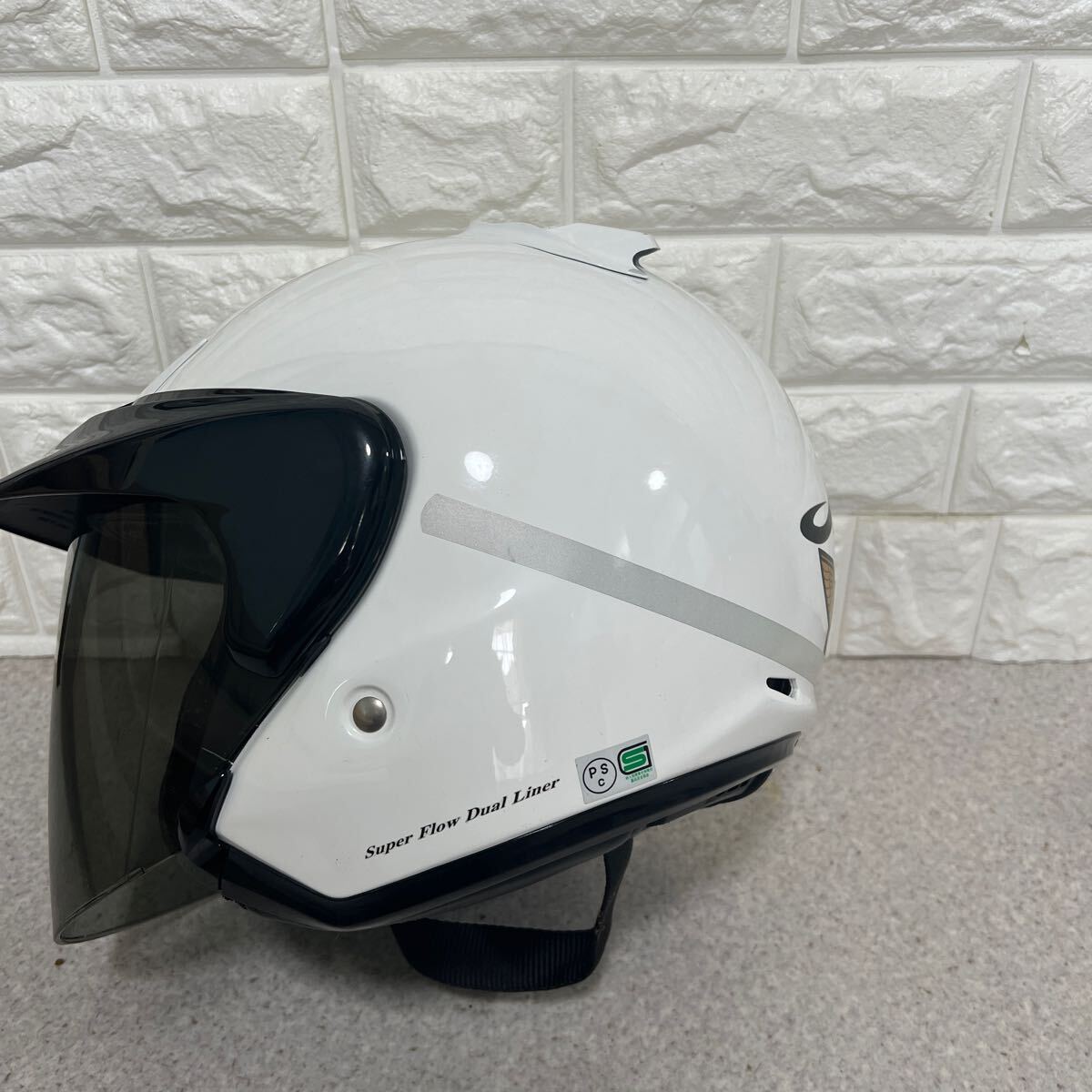 SHOEI ショウエイ J-FORCE II - J-FORCE2 ホワイト ジェットヘルメット XLサイズ_画像5