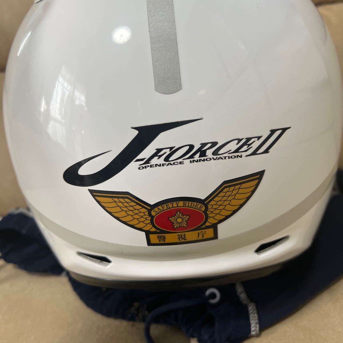 SHOEI ショウエイ J-FORCE II - J-FORCE2 ホワイト ジェットヘルメット XLサイズ_画像3