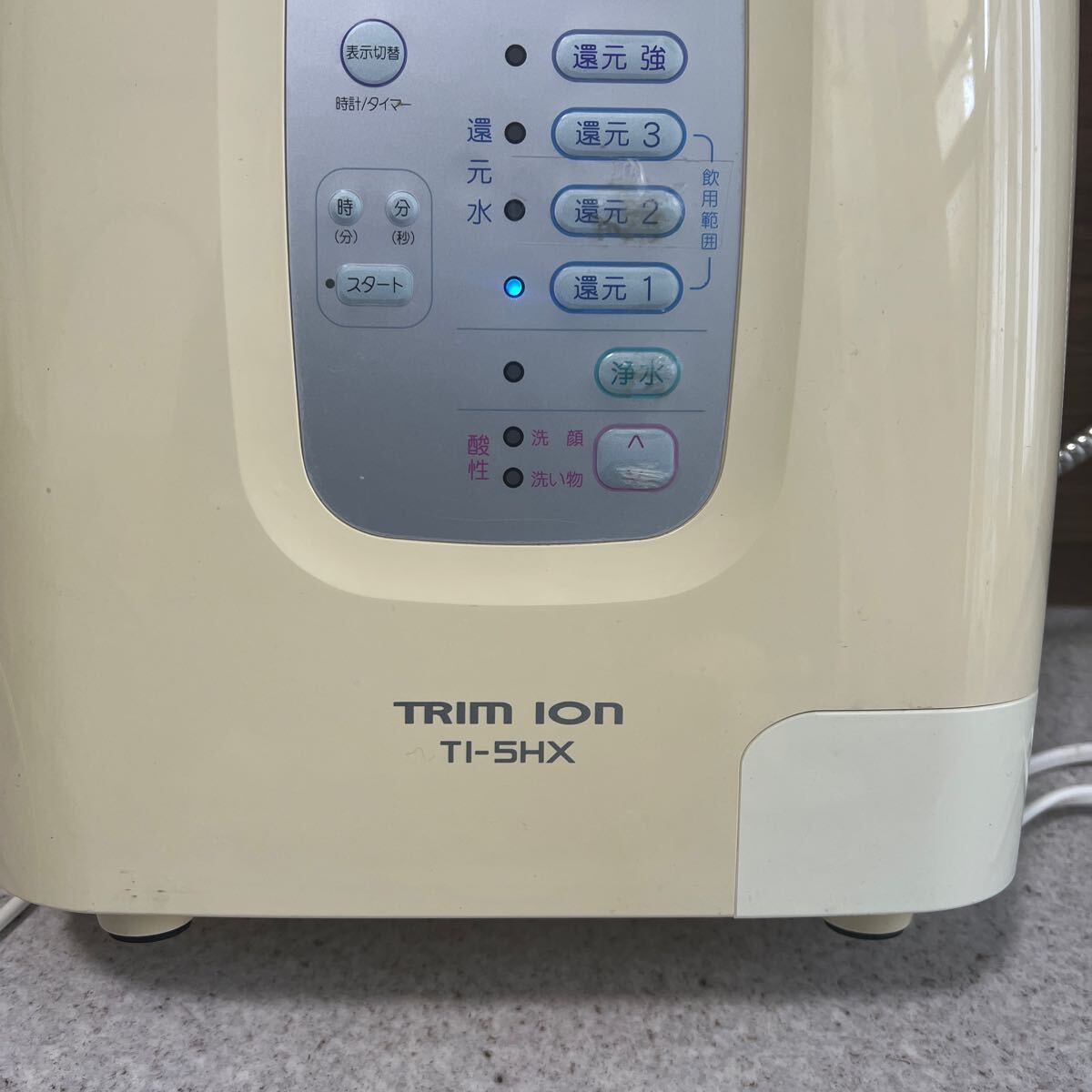 TRIM ION TI-5HX トリムイオン 連続式電解水生成器 整水器 ジャンク品_画像3